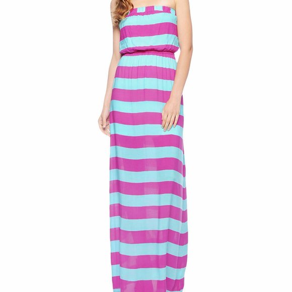 SPLENDID MAGNOLIA STRIPE MAXI DRESS - XS - Picture 6 of 11